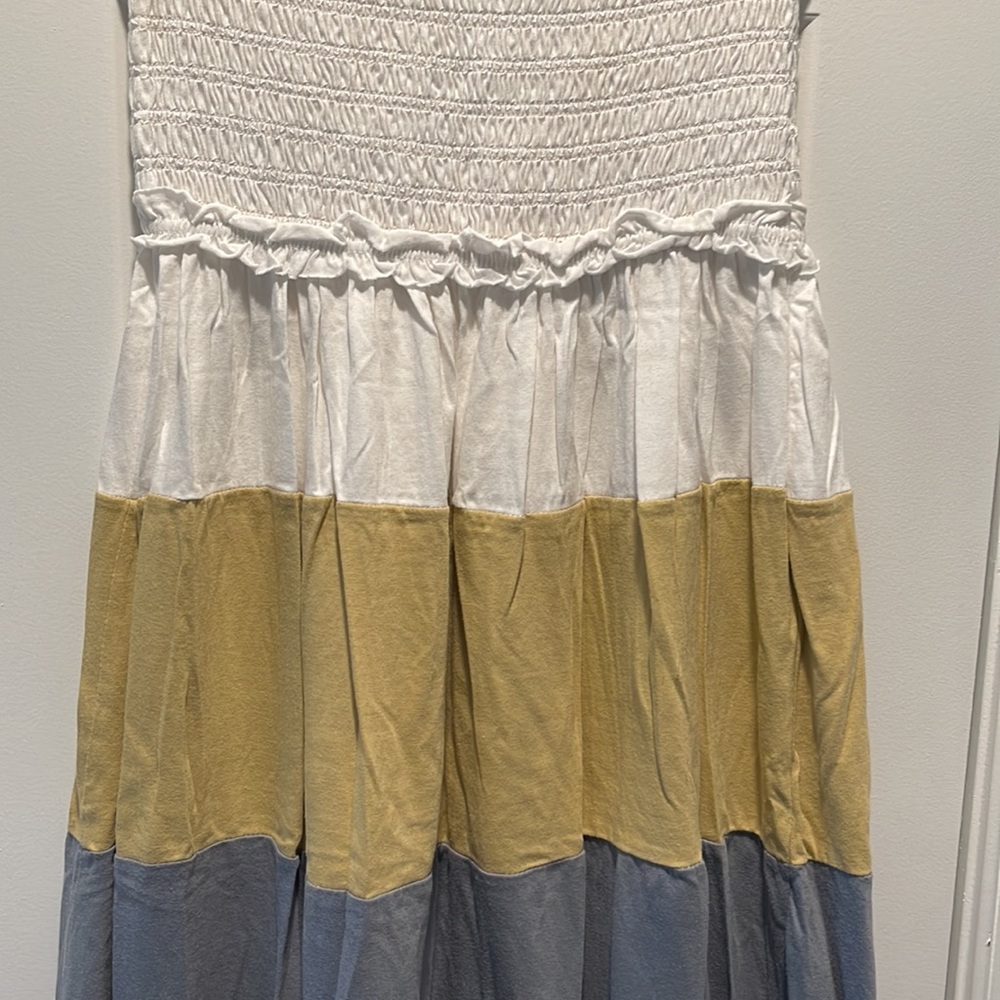 Ocean Breezy Tube Color-block Dress - Picture 7 of 10